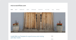 Desktop Screenshot of micro-workflow.com