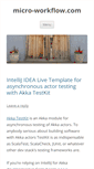 Mobile Screenshot of micro-workflow.com
